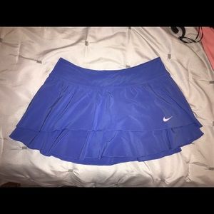 Royal blue Nike tennis skirt